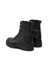 TOMMY HILFIGER BICOLOR Scarponcini stringati in pelle black - Scarpe Donna - 5