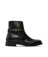 TOMMY HILFIGER TH CHAIN Stivaletti bassi in pelle con zip - Scarpe Donna