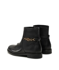 TOMMY HILFIGER TH CHAIN Stivaletti bassi in pelle con zip black - Scarpe Donna - 5
