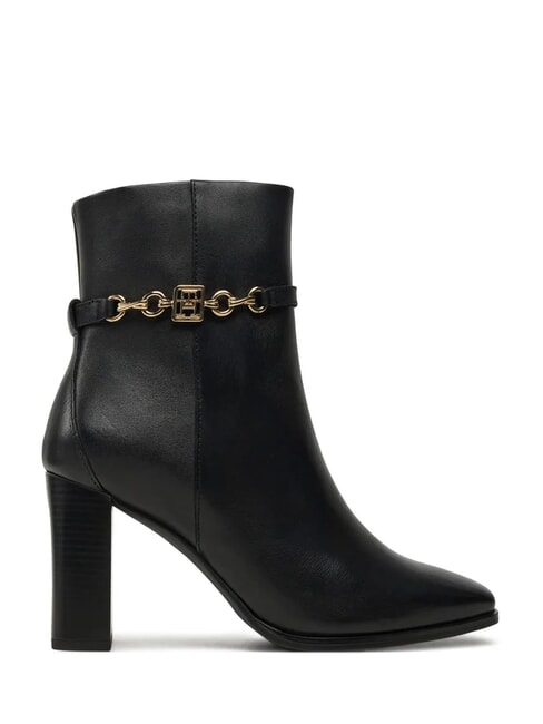 TH CHAIN Stivaletti tronchetti in pelle black - Scarpe Donna