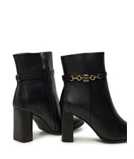 TOMMY HILFIGER TH CHAIN Stivaletti tronchetti in pelle black - Scarpe Donna - 3