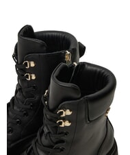 TOMMY HILFIGER LACE -UP BIKE Scarponcini stringati in pelle black - Scarpe Donna - 3