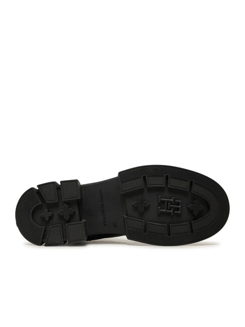 LACE -UP BIKE Scarponcini stringati in pelle black - Scarpe Donna
