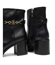 TOMMY HILFIGER TH CHAIN Stivaletti in pelle con catena black - Scarpe Donna - 5