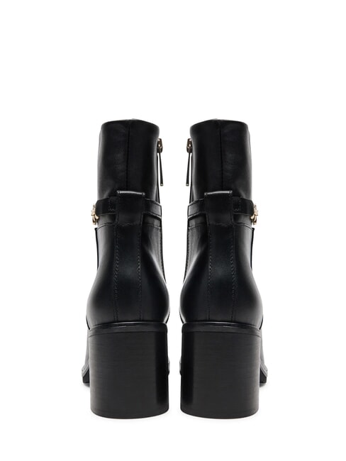 TH CHAIN Stivaletti in pelle con catena black - Scarpe Donna