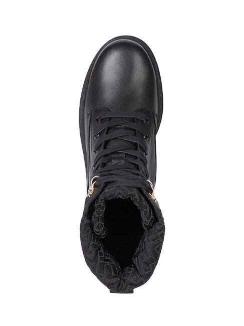 CLEATED LACE-UP Stivaletti stringati con collo imbottito black - Scarpe Donna