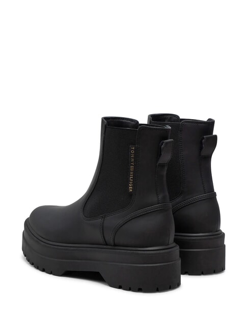 RUBBERISED CHEALSEA Stivaletti con pannello elasticizzato black - Scarpe Donna