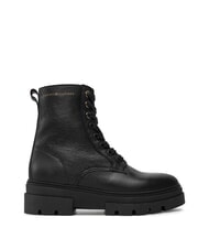 TOMMY HILFIGER BICOLOR Scarponcini stringati in pelle black - Scarpe Donna - 2