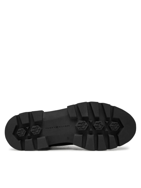 BICOLOR Scarponcini stringati in pelle black - Scarpe Donna