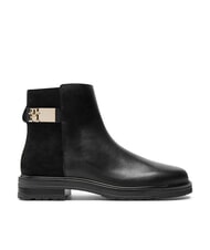 TOMMY HILFIGER TH Stivaletti bassi in camoscio e pelle black - Scarpe Donna - 2