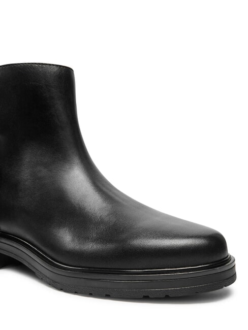 TH Stivaletti bassi in camoscio e pelle black - Scarpe Donna