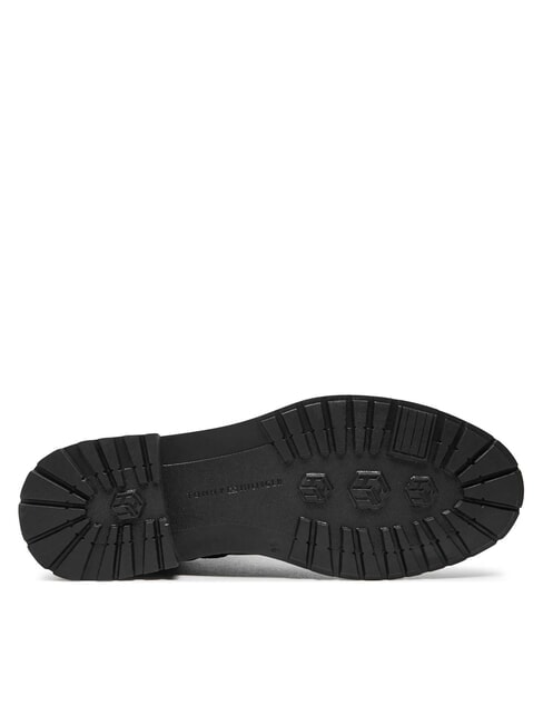 TH Stivaletti bassi in camoscio e pelle black - Scarpe Donna