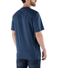 GUESS FLOCK T-shirt manica corta regular fit endless blue - T-shirt Uomo - 2