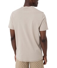GUESS FLOCK T-shirt manica corta regular fit pasadena stone - T-shirt Uomo - 2