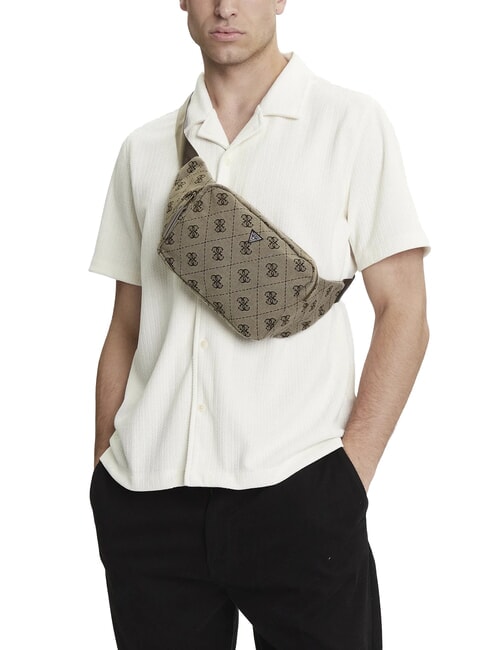 POUCH Marsupio in tessuto sand 4g logo combo - Marsupi