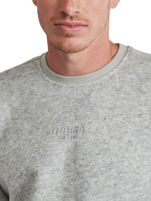 SCUBA Felpa a girocollo light stone heather - Felpe Uomo