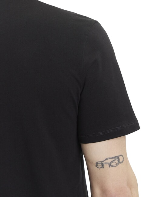 FLOCK T-shirt manica corta regular fit jetbla - T-shirt Uomo