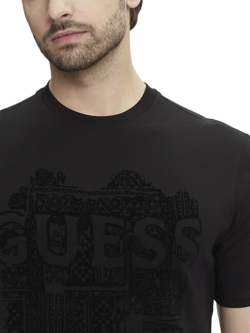 FLOCK T-shirt manica corta regular fit jetbla - T-shirt Uomo