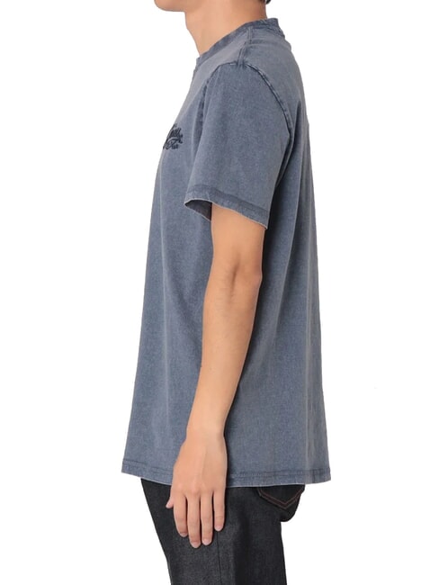 WASHED T-shirt manica corta regular fit blu snow wash - T-shirt Uomo