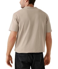 GUESS SMALL LOGO T-shirt manica corta regular fit pasadena stone - T-shirt Uomo - 2