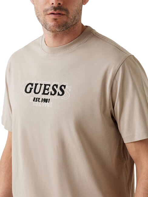 SMALL LOGO T-shirt manica corta regular fit pasadena stone - T-shirt Uomo