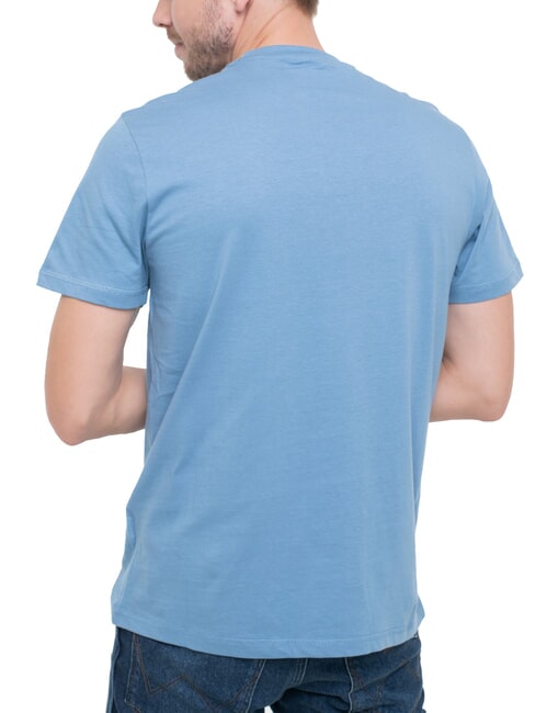 TRIANGLE LOGO T-shirt manica corta regular fit parisian roof blue - T-shirt Uomo