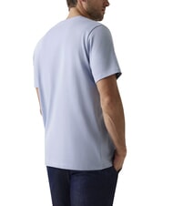 GUESS PATCH T-shirt in cotone nimbus blue - T-shirt Uomo - 2