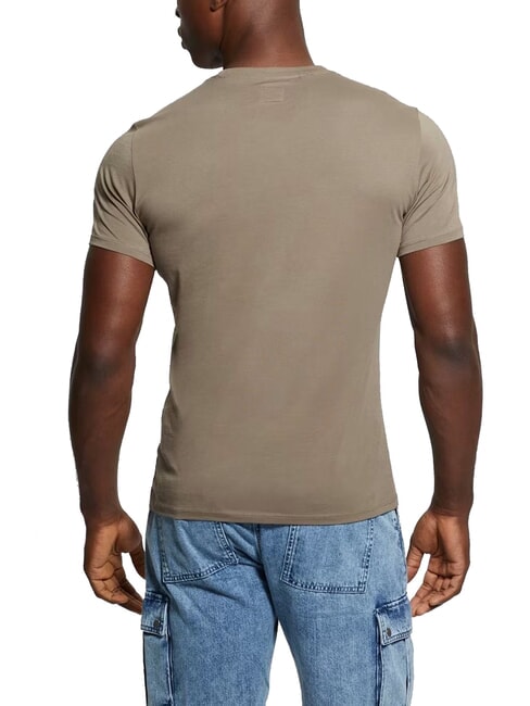 PIMA T-shirt in cotone logo ricamato walnut shell - T-shirt Uomo