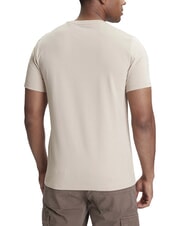 GUESS BASIC PIMA T-shirt in cotone stretch pasadena stone - T-shirt Uomo - 2
