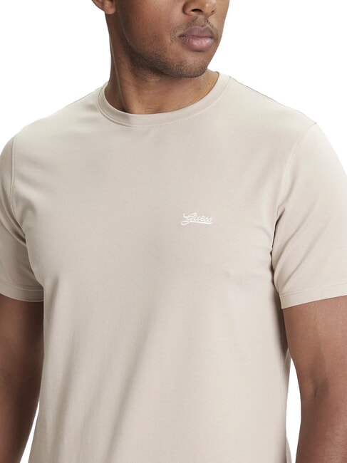 BASIC PIMA T-shirt in cotone stretch pasadena stone - T-shirt Uomo