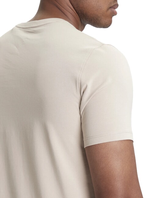 BASIC PIMA T-shirt in cotone stretch pasadena stone - T-shirt Uomo