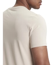GUESS BASIC PIMA T-shirt in cotone stretch pasadena stone - T-shirt Uomo - 4