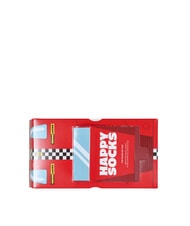 HAPPY SOCKS TOP RACER Gift Set 3 paia di Calze red - Calze Uomo - 5