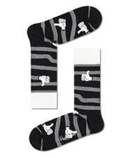 HAPPY SOCKS BLACK AND WHITE Gift Set 4 Paia di Calze 9100 - Calze Uomo - 5