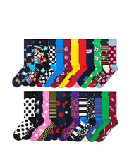 HAPPY SOCKS ADVENT Gift Box 24 paia di calze - Calze Uomo