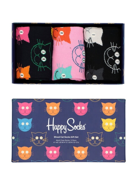 BLACK AND WHITE Gift set calze 3 paia black - Calze Donna