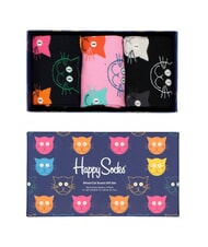 HAPPY SOCKS BLACK AND WHITE Gift set calze 3 paia black - Calze Donna - 5