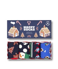 HAPPY SOCKS HOLIDAY GINGERBREAD Gift Box 4 paia di calze multicolor - Calze Uomo - 5