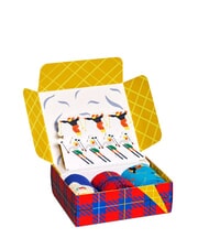 HAPPY SOCKS DOWNHILL SKIING Gift Box 3 paia di calze 6300 - Calze Donna - 5