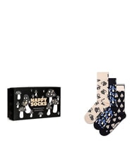 HAPPY SOCKS MONOCHROME MAGIC Gift Box 3 paia di calze 9000 - Calze Uomo - 5