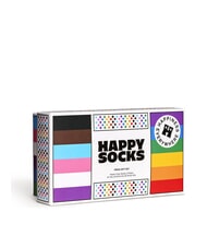 HAPPY SOCKS PRIDE Gift Box 3 paia di calze white - Calze Uomo - 4