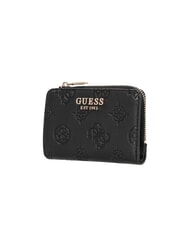 GUESS LAUREL 2 Portafoglio medio zip around black logo - Portafogli Donna - 3