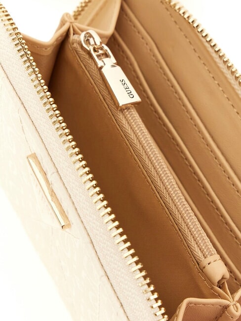 ALDINA Portafoglio medio zip around OFFWHITE - Portafogli Donna