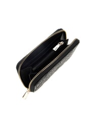 GUESS ALDINA Portafoglio medio zip around NERO - Portafogli Donna - 2