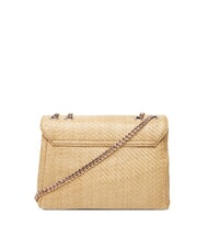 GUESS GIULLY 2 Borsa convertible in raffia con flap natural - Borse Donna - 2