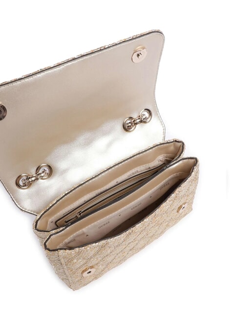 GIULLY 2 Borsa intracciata a spalla, a tracolla oro - Borse Donna