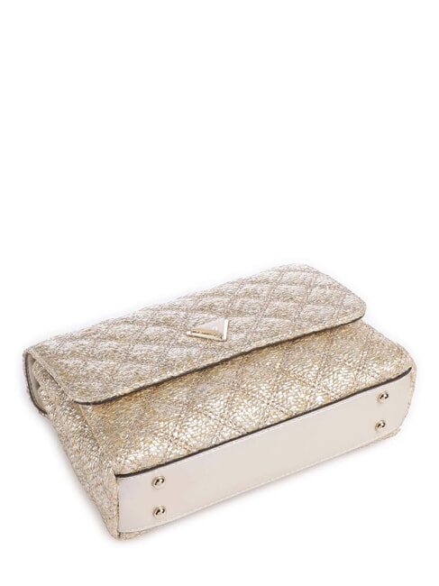 GIULLY 2 Borsa intracciata a spalla, a tracolla oro - Borse Donna