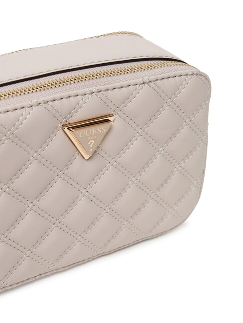 GIULLY 2 Borsa camera case trapuntata a tracolla Taupe - Borse Donna