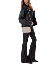 GUESS GIULLY 2 Borsa camera case trapuntata a tracolla Taupe - Borse Donna - 5