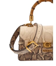 GUESS SIBEL Borsa a mano piccola con tracolla natural - Borse Donna - 4